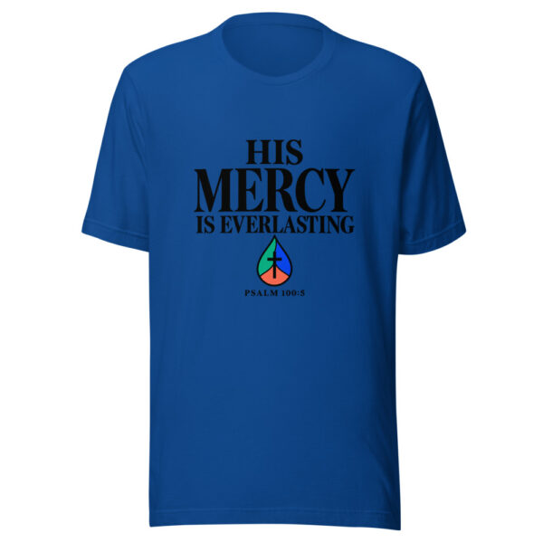 His Mercy Is Everlasting Graphic Tee mockup 3 His Mercy Is Everlasting Graphic Tee mockup 3