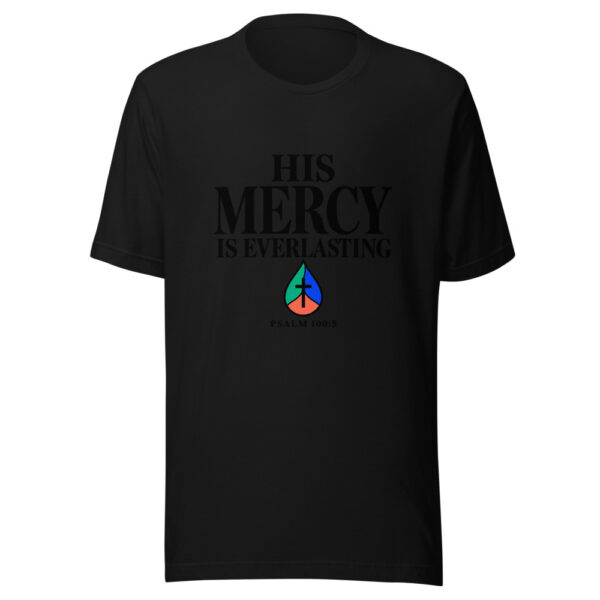 His Mercy Is Everlasting Graphic Tee mockup 4 His Mercy Is Everlasting Graphic Tee mockup 4