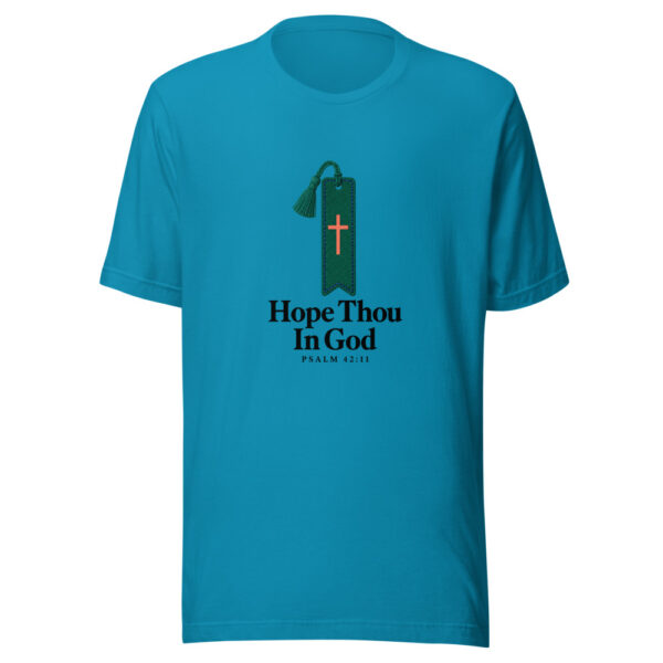 Hope Thou In God Graphic Tee mockup 1 Hope Thou In God Graphic Tee front view
