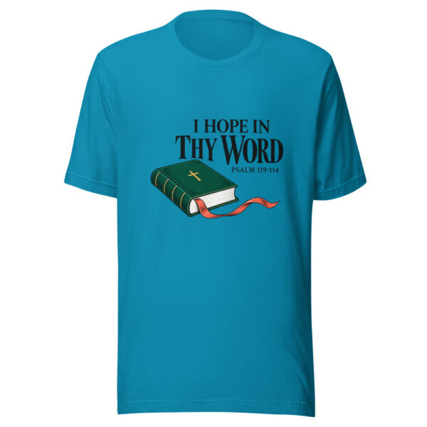 I Hope In Thy Word Graphic Tee mockup 2 I Hope In Thy Word Graphic Tee mockup 2