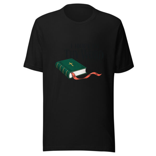 I Hope In Thy Word Graphic Tee mockup 4 I Hope In Thy Word Graphic Tee mockup 4