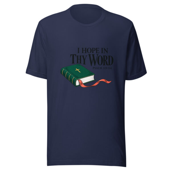 I Hope In Thy Word Graphic Tee mockup 6 I Hope In Thy Word Graphic Tee mockup 6