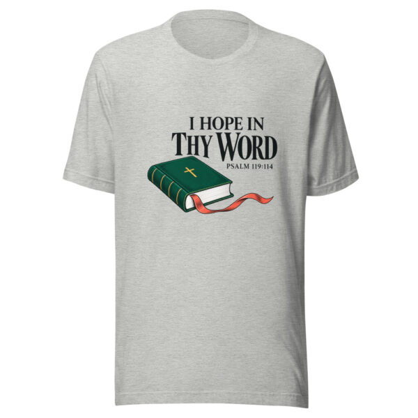 I Hope In Thy Word Graphic Tee mockup 7 I Hope In Thy Word Graphic Tee mockup 7