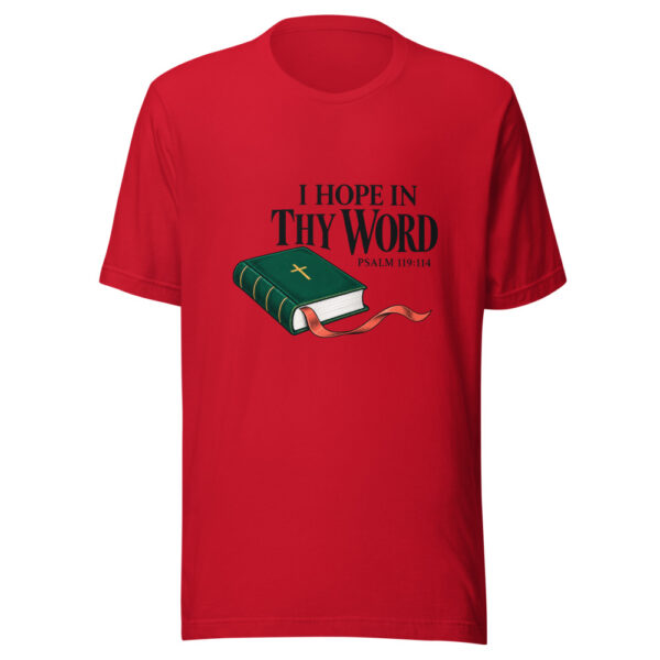 I Hope In Thy Word Graphic Tee mockup 8 I Hope In Thy Word Graphic Tee mockup 8
