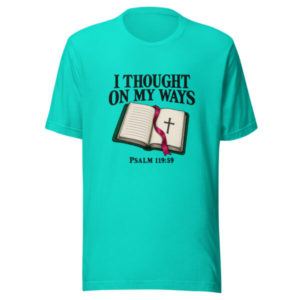 I Thought On My Ways Graphic Tee mockup 1 I Thought On My Ways Graphic Tee front view