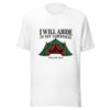 I Will Abide In Thy Tabernacle Graphic Tee mockup 5 I Will Abide In Thy Tabernacle Graphic Tee mockup 5