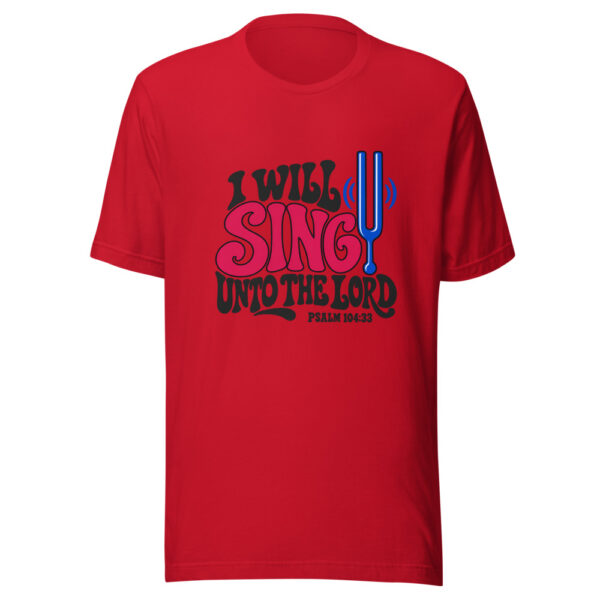 I Will Sing Unto The Lord Graphic Tee mockup 8 I Will Sing Unto The Lord Graphic Tee mockup 8