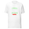 I Will Trust In Thee Graphic Tee mockup 5