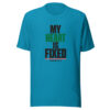 My Heart Is Fixed Graphic Tee front view