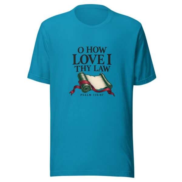 O How Love I Thy Law Graphic Tee mockup 2 O How Love I Thy Law Graphic Tee mockup 2
