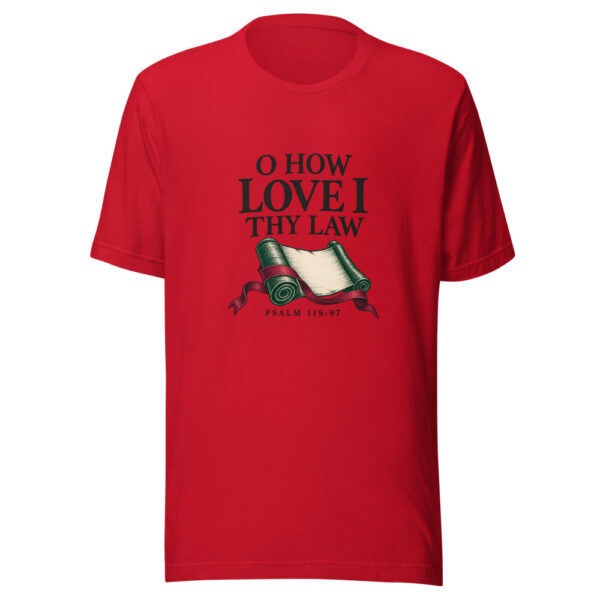 O How Love I Thy Law Graphic Tee mockup 8 O How Love I Thy Law Graphic Tee mockup 8