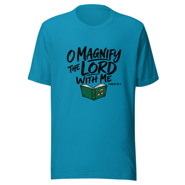 O Magnify The Lord With Me Graphic Tee mockup 2