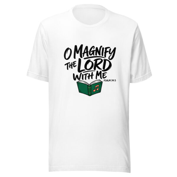 O Magnify The Lord With Me Graphic Tee mockup 5