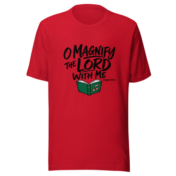 O Magnify The Lord With Me Graphic Tee mockup 8