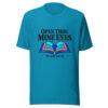 Open Thou Mine Eyes Graphic Tee front view