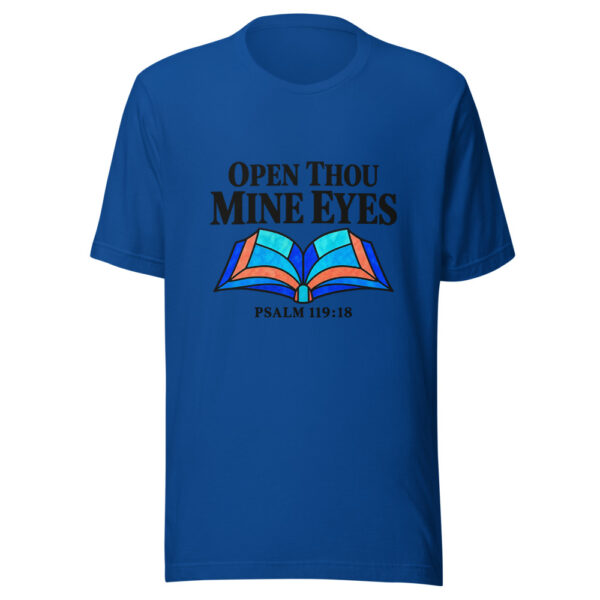Open Thou Mine Eyes Graphic Tee mockup 3 Open Thou Mine Eyes Graphic Tee mockup 3
