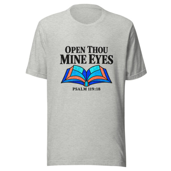 Open Thou Mine Eyes Graphic Tee mockup 7 Open Thou Mine Eyes Graphic Tee mockup 7