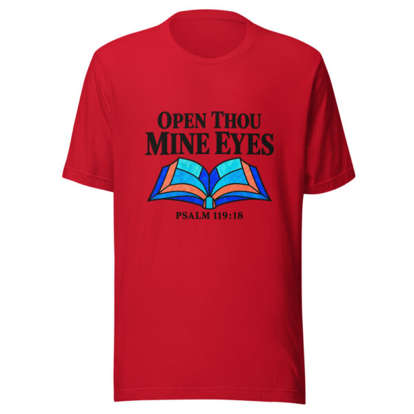 Open Thou Mine Eyes Graphic Tee mockup 8 Open Thou Mine Eyes Graphic Tee mockup 8