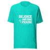 Rejoice And Sing Praise Graphic Tee front view
