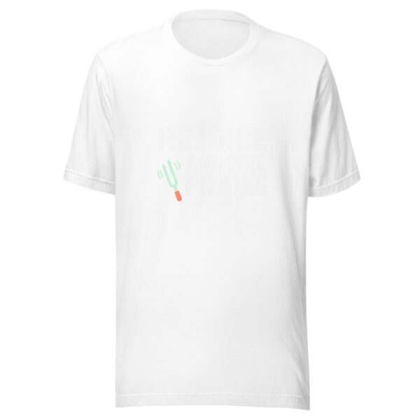 Rejoice And Sing Praise Graphic Tee mockup 5