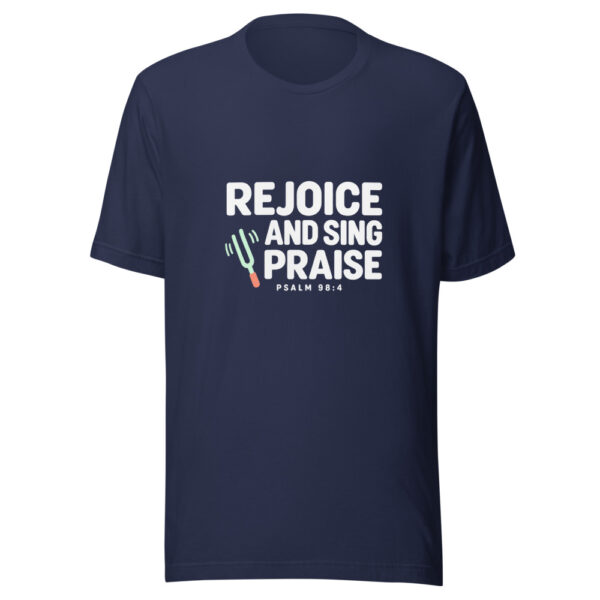Rejoice And Sing Praise Graphic Tee mockup 6