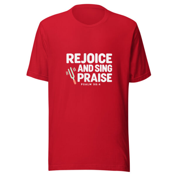 Rejoice And Sing Praise Graphic Tee mockup 8