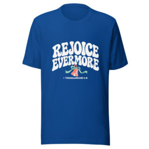 Rejoice Evermore Graphic Tee mockup 1 Rejoice Evermore Graphic Tee front view