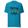 Rejoicing In Hope Graphic Tee mockup 1 Rejoicing In Hope Graphic Tee front view