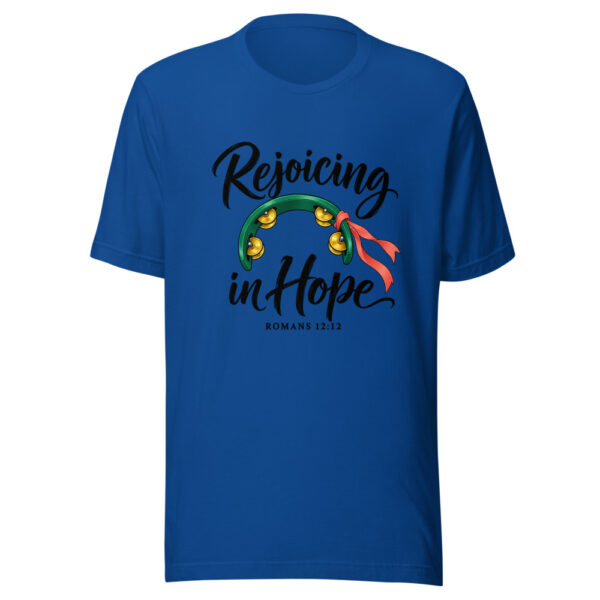 Rejoicing In Hope Graphic Tee mockup 3 Rejoicing In Hope Graphic Tee mockup 3