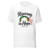 Rejoicing In Hope Graphic Tee mockup 5 Rejoicing In Hope Graphic Tee mockup 5