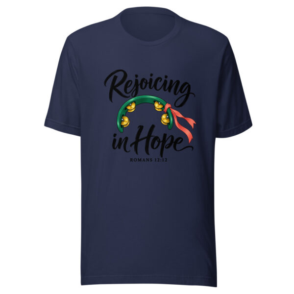Rejoicing In Hope Graphic Tee mockup 6 Rejoicing In Hope Graphic Tee mockup 6