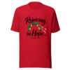 Rejoicing In Hope Graphic Tee mockup 8 Rejoicing In Hope Graphic Tee mockup 8