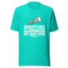 Scripture Illuminates My Next Step Graphic Tee mockup 2 Scripture Illuminates My Next Step Graphic Tee mockup 2
