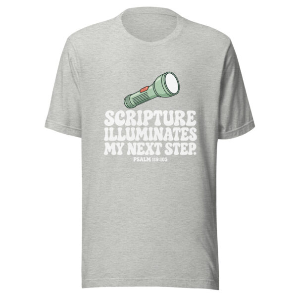 Scripture Illuminates My Next Step Graphic Tee mockup 7 Scripture Illuminates My Next Step Graphic Tee mockup 7