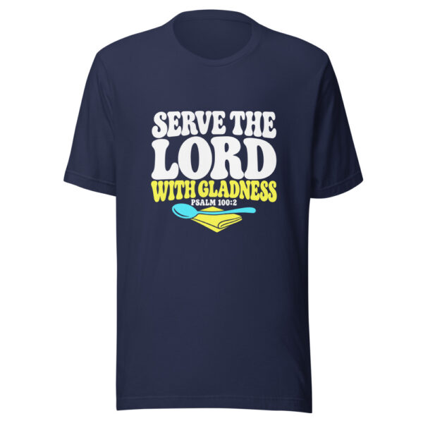 Serve The Lord With Gladness Graphic Tee mockup 6 Serve The Lord With Gladness Graphic Tee mockup 6