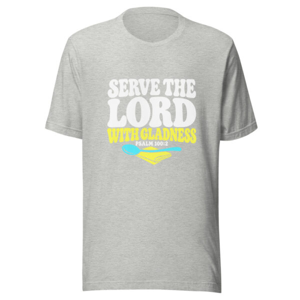 Serve The Lord With Gladness Graphic Tee mockup 7 Serve The Lord With Gladness Graphic Tee mockup 7
