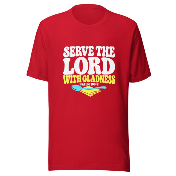 Serve The Lord With Gladness Graphic Tee mockup 8 Serve The Lord With Gladness Graphic Tee mockup 8