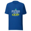 The Entrance Of Thy Words Giveth Light Graphic Tee front view