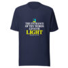 The Entrance Of Thy Words Giveth Light Graphic Tee mockup 6 The Entrance Of Thy Words Giveth Light Graphic Tee mockup 6