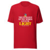 The Entrance Of Thy Words Giveth Light Graphic Tee mockup 8 The Entrance Of Thy Words Giveth Light Graphic Tee mockup 8
