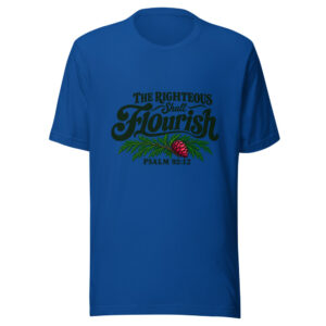 The Righteous Shall Flourish Graphic Tee mockup 1 The Righteous Shall Flourish Graphic Tee front view