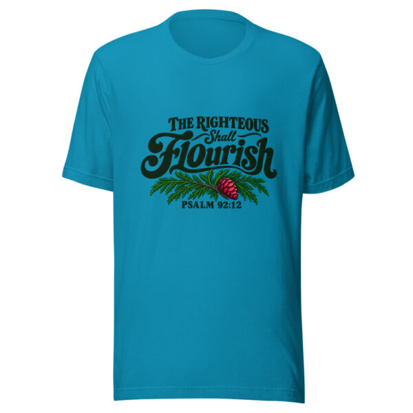The Righteous Shall Flourish Graphic Tee mockup 2 The Righteous Shall Flourish Graphic Tee mockup 2