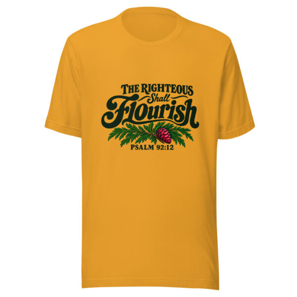 The Righteous Shall Flourish Graphic Tee mockup 3 The Righteous Shall Flourish Graphic Tee mockup 3