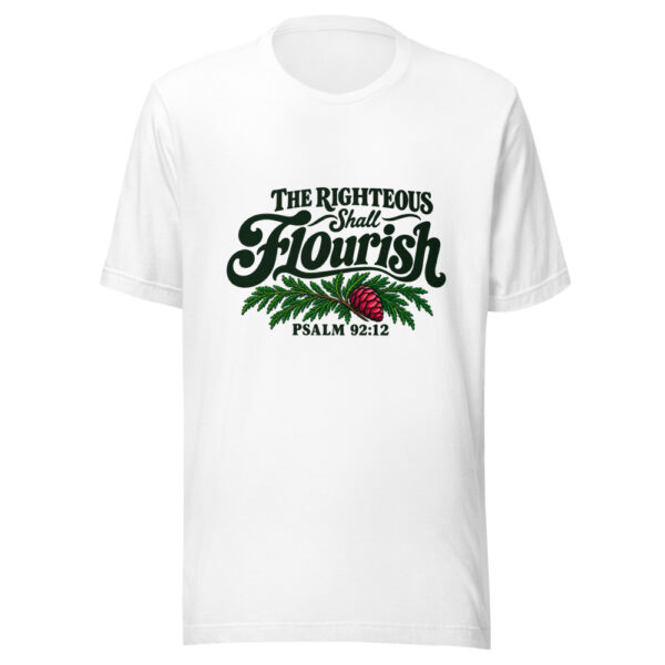 The Righteous Shall Flourish Graphic Tee mockup 5 The Righteous Shall Flourish Graphic Tee mockup 5