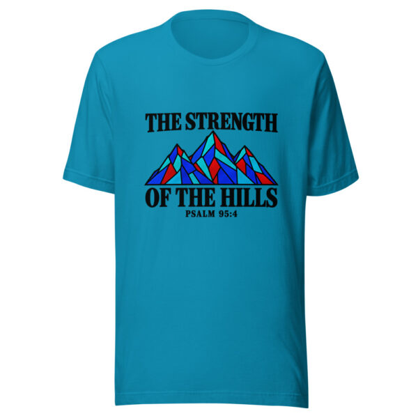 The Strength Of The Hills Graphic Tee mockup 2 The Strength Of The Hills Graphic Tee mockup 2