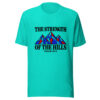 The Strength Of The Hills Graphic Tee mockup 3 The Strength Of The Hills Graphic Tee mockup 3