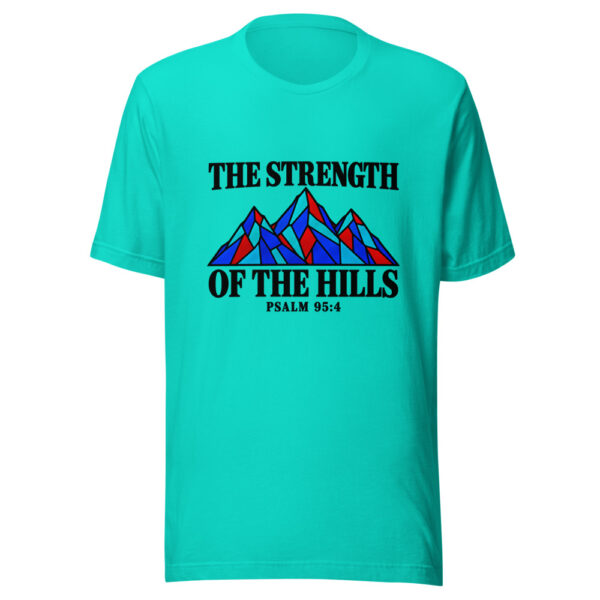 The Strength Of The Hills Graphic Tee mockup 3 The Strength Of The Hills Graphic Tee mockup 3