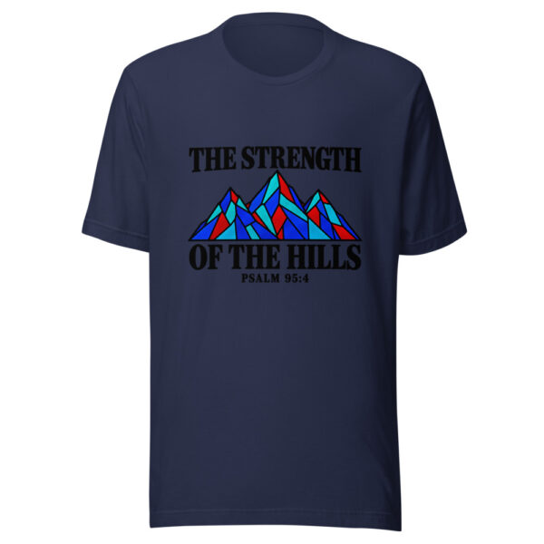 The Strength Of The Hills Graphic Tee mockup 6 The Strength Of The Hills Graphic Tee mockup 6