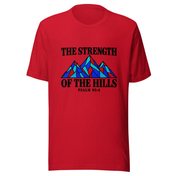 The Strength Of The Hills Graphic Tee mockup 8 The Strength Of The Hills Graphic Tee mockup 8