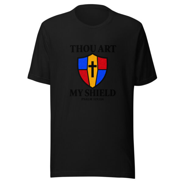 Thou Art My Shield Graphic Tee mockup 4 Thou Art My Shield Graphic Tee mockup 4